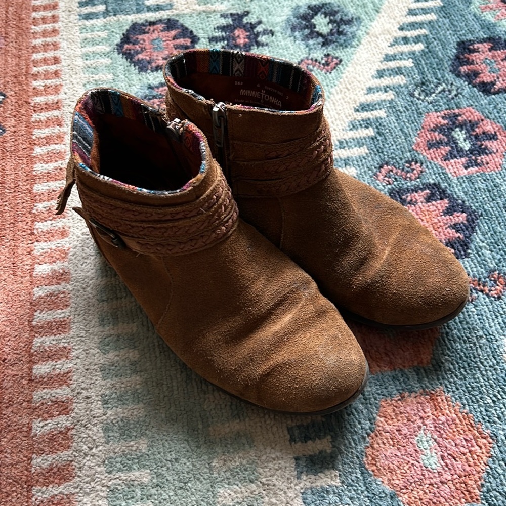 Minnetonka booties